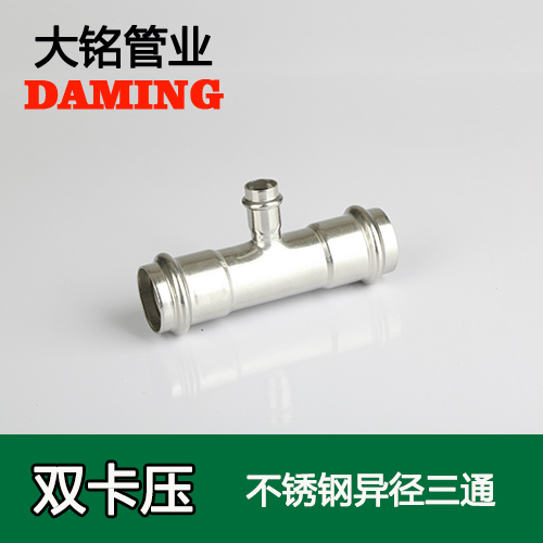 DN20*15 香蕉视频污下载异径三通接头(304 316L)