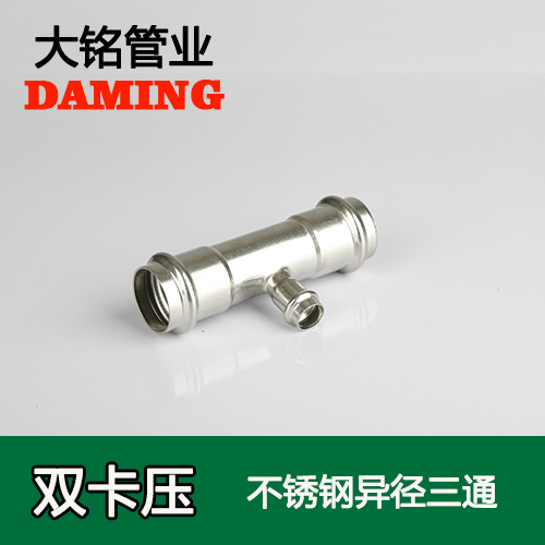 DN25*15 香蕉视频污下载异径三通接头(304 316L)